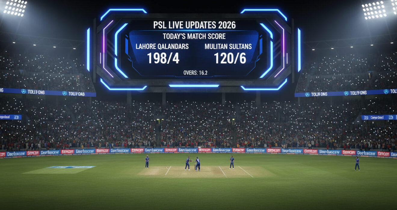 PSL Live Updates 2026 Today’s Match Score